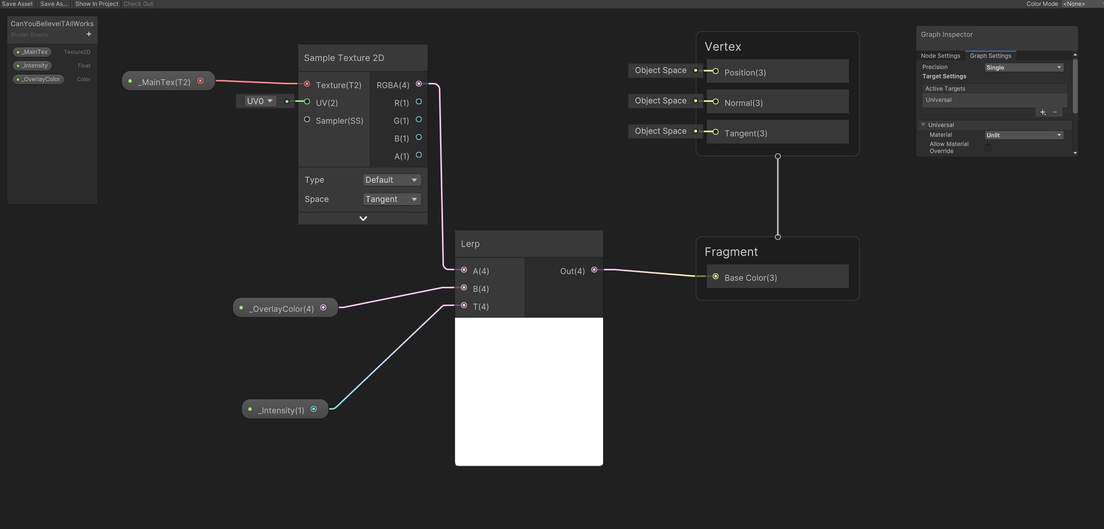 2022 unity custom post processing urp overlay shader